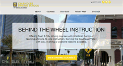 Desktop Screenshot of chandlerdrivingschool.com