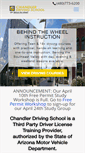 Mobile Screenshot of chandlerdrivingschool.com